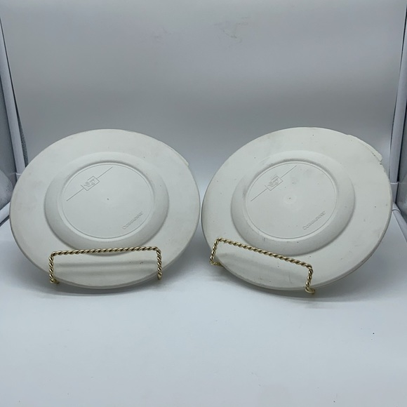 2 Corningware Casual Elegance White Flora Bowls With 2 Lids - Picture 4 of 7